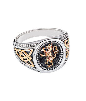 Scottish Lion Rampant Ring