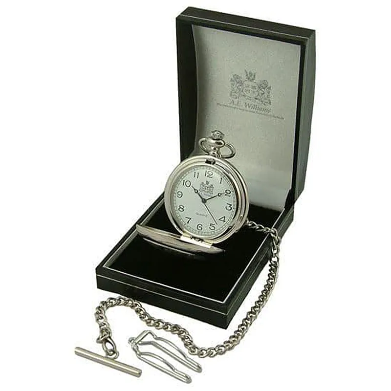 J80656 Celtic Knot Pewter Pocket Watch Gift Box Gaelsong