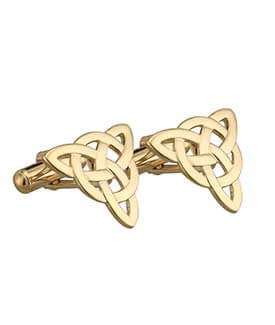 Vintage Celtic Knot Cufflinks Gold Plated