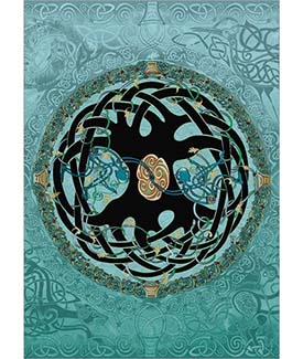 Antique Celtic Tree of Life Greeting Card Set of 6