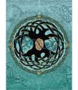 Antique Celtic Tree of Life Greeting Card Set of 6