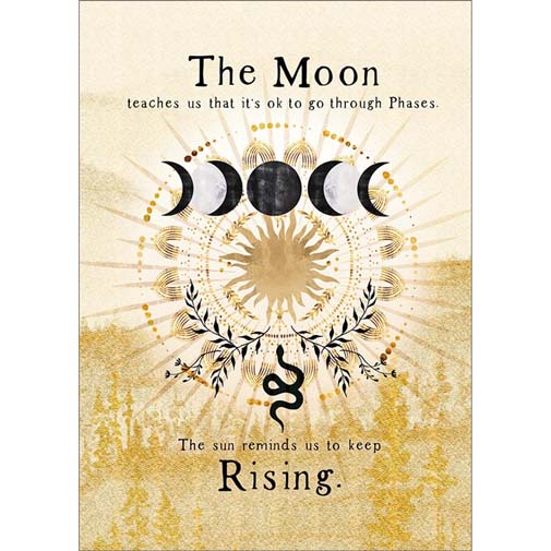 The Moon Teaches Us Greeting Card Set of 6