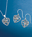Hummingbird & Heart Jewelry - Hummingbird & Heart Earrings