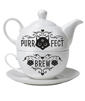 Purr-fect Brew Tea-For-One Set