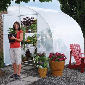 8' x 8' Solexx Harvester Hobby Greenhouse 
