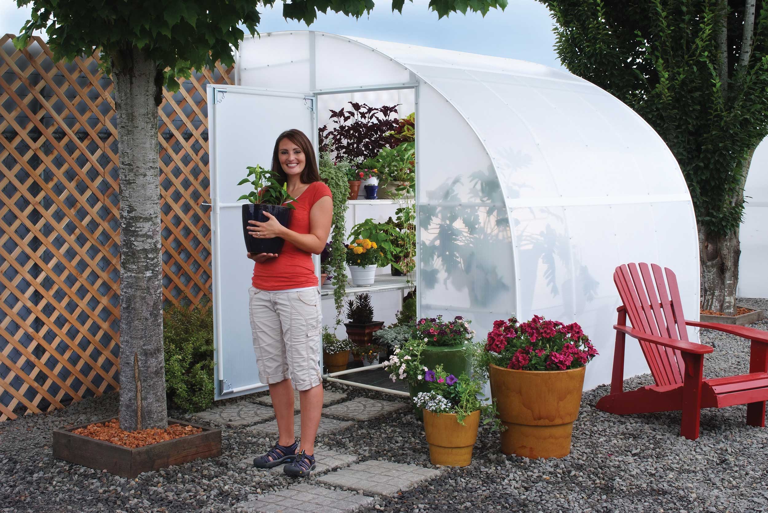 8' x 24' Solexx Harvester Hobby Greenhouse
