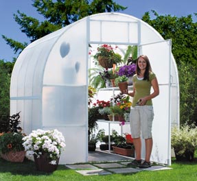 8' x 16' Solexx Gardener's Oasis Home Greenhouse 