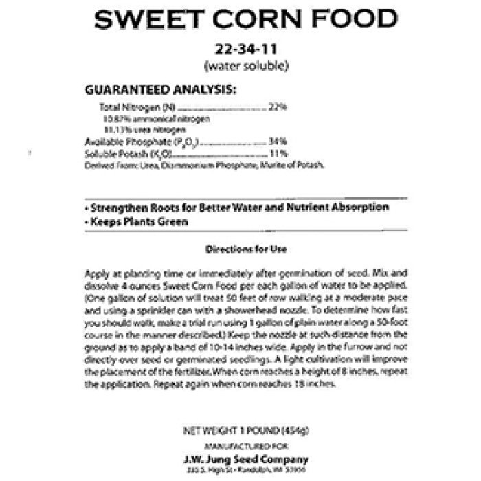 Jung Sweet Corn Jump-Start Fertilizer 22-34-11