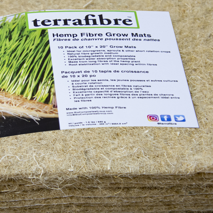 Terrafibre Microgreens Grow Mats