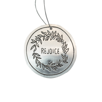 Thai Village Hand-Hammered Rejoice Ornament