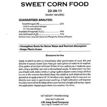 Jung Sweet Corn Jump-Start Fertilizer 22-34-11