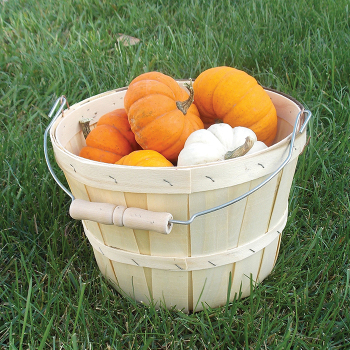 1/2 Peck Wooden Basket 1/2 Peck Wooden Basket