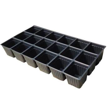thumbnail image 2 of T.O. Plastics 606 Jumbo Seed Starting Tray Inserts - 36 Cells, 50 Count Bulk 2 of 4