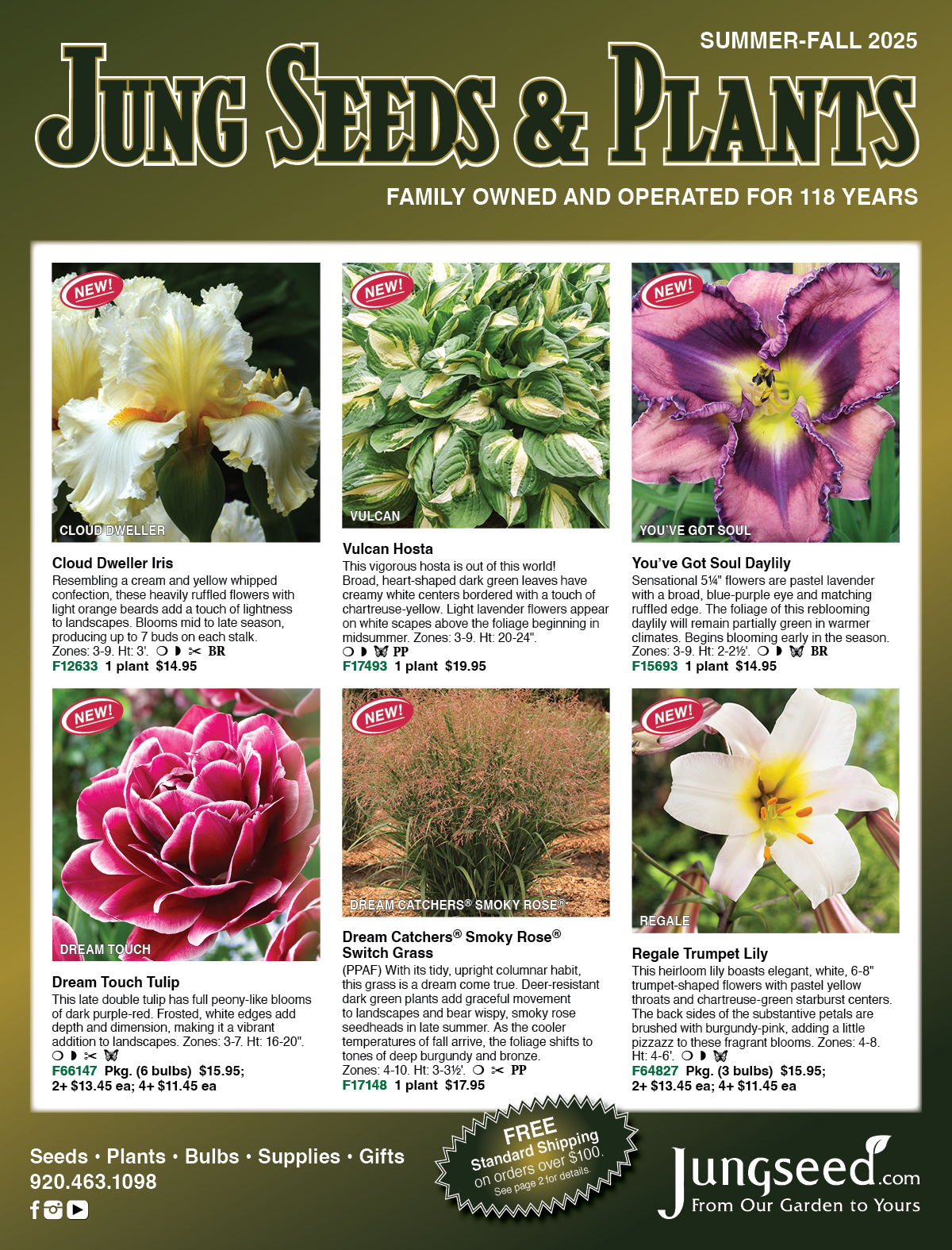 Fall 2025 Jung Seed Catalog