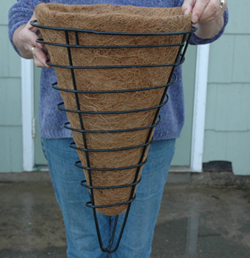Coco Fiber Liner For 12 Inch Conical Hanging Basket (For CHB12)
