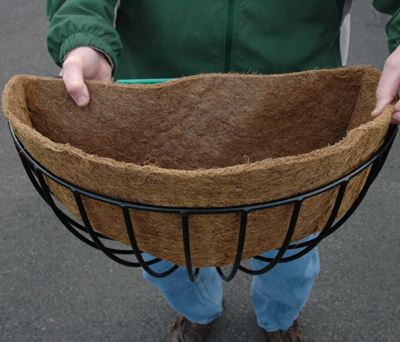 Coco Fiber Liner for Wall or Rounded Hayrack Planters - Coco Fiber Liner for 22 Inch Wall/Rounded Euro Classic Hayrack
