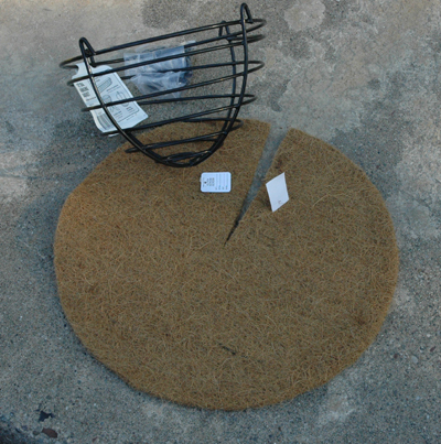 Coco Fiber Liner (Flat Style) for 24 Inch Basket