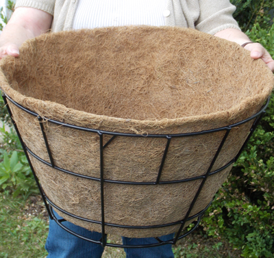 Coco Fiber Liner with No Holes for 20 Inch Double Tier Basic Basket