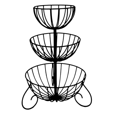Three Tiered Cascade Planter (Basket Only/No Liner)