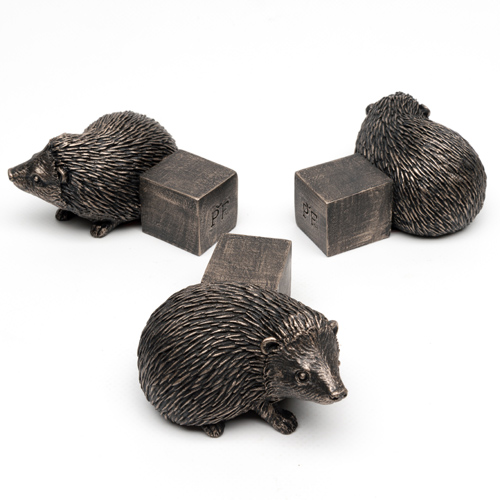 Antique Bronze Hedgehog Pot Feet (Set of 3)