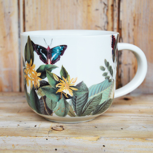 Kew Floral Butterfly Mug