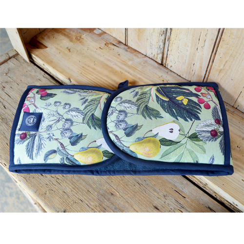 Kew Fruit and Floral Double Oven Gloves
