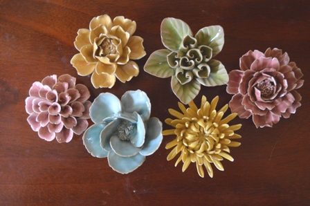 Life-like Ceramic Flowers