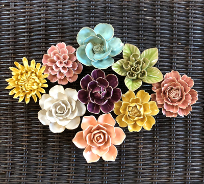 Life-like Ceramic Flowers