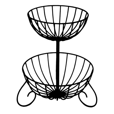 Two Tiered Cascade Planter (Basket Only/No Liner)