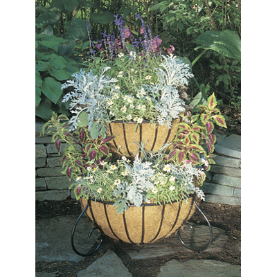 Two Tiered Cascade Planter & Liner Set
