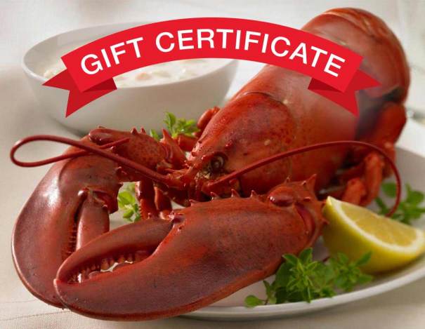 Lobster and Clam Chowder Certificate