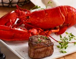 Lobster and Filet Mignon