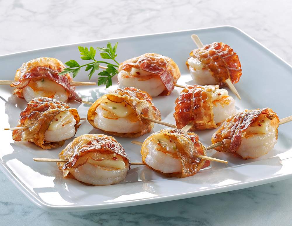 Bacon-Wrapped Shrimp with Pepper Jack Cheese - 12 pk.