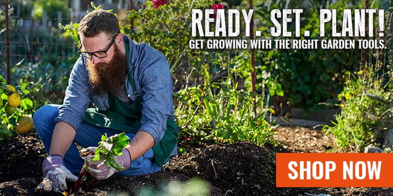 Ready. Set. Plant! Get growing with the right garden tools.