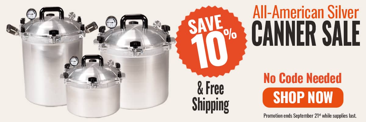 All-American Silver Canner Sale