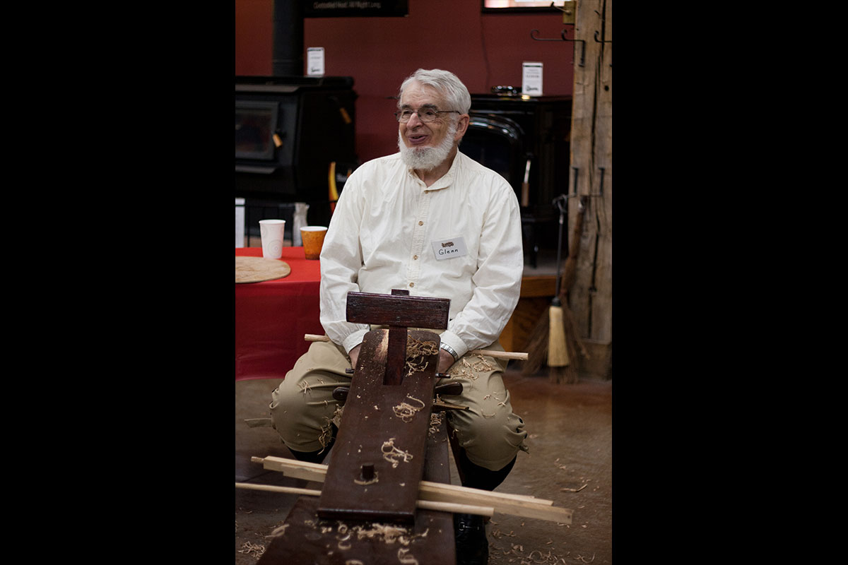 Glen, long time employee and family member, is also a very talented wood carver.