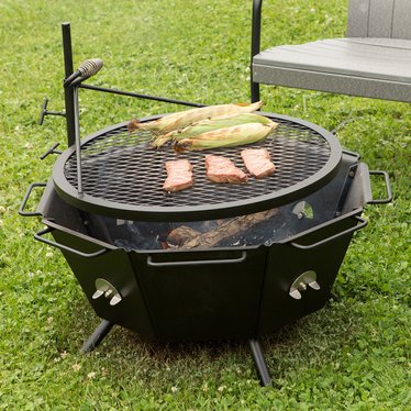 Backyard Fire Pit Grill Grilling, How To Cook On A Fire Pit Grill