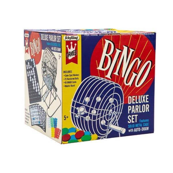 Bingo Game with Cage - Deluxe Parlor Set