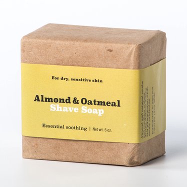 Natural Almond and Oatmeal Shaving Soap