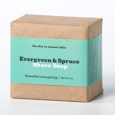 Natural Evergreen and Spruce Shaving Soap