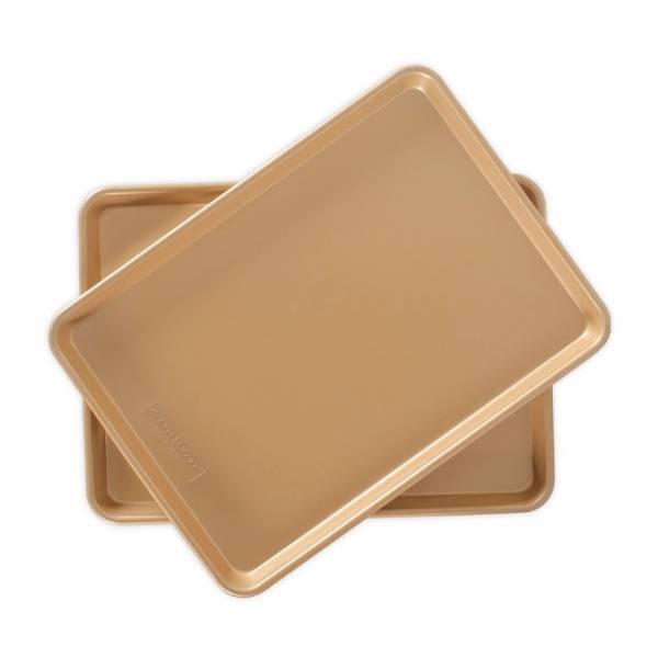 Non-Stick Half-Sheet Baking Pans - 2pk (USA Made)