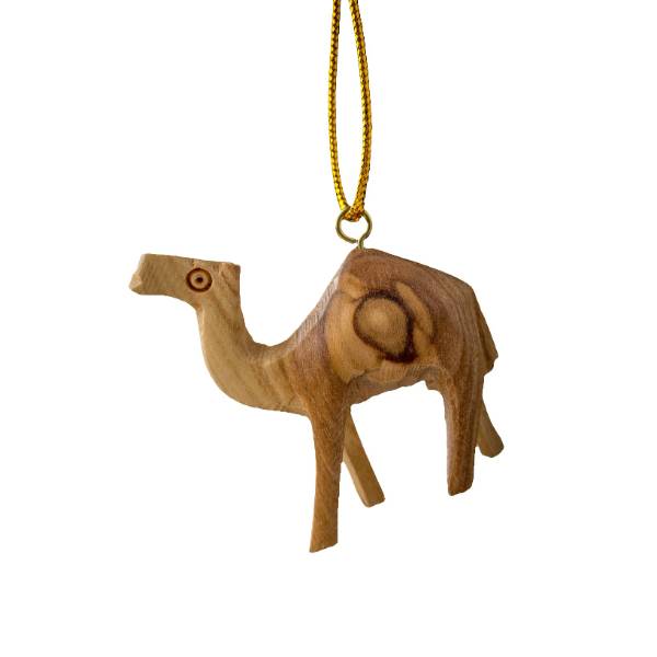Olive Wood Ornament - Camel