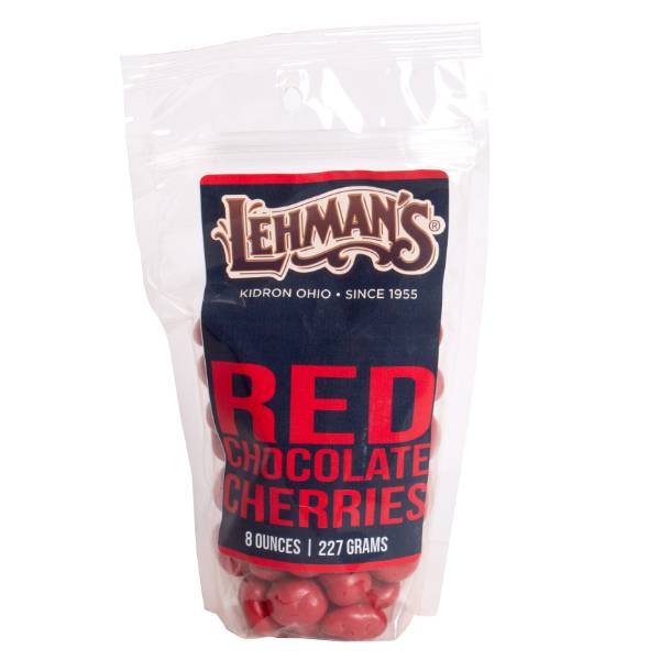 Lehman's Red Chocolate Covered Cherries - 8 oz