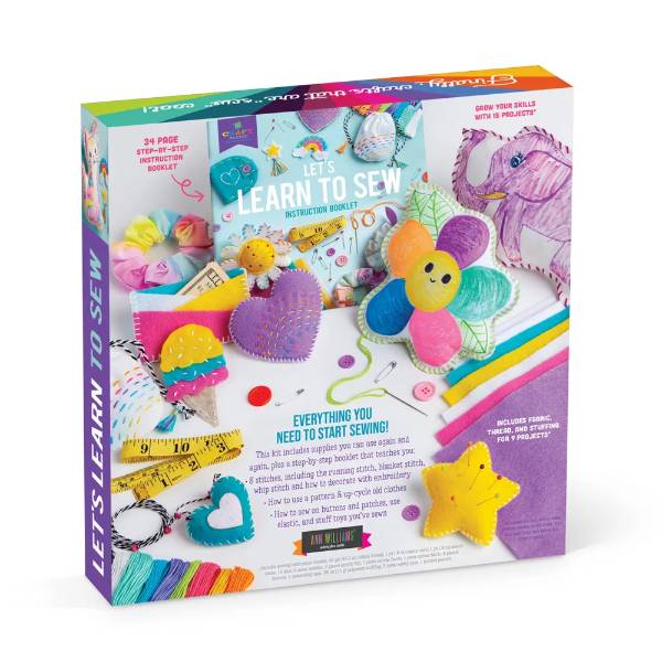 Let's Learn to Sew Craft Kit for Kids | Lehman's