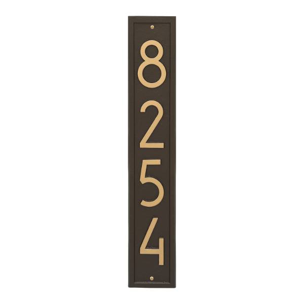 Whitehall Vertical Custom Wall Plaque – Aged Bronze 