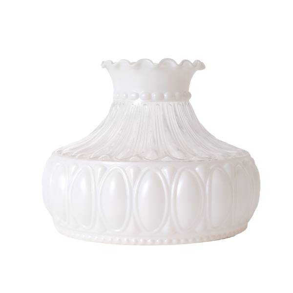 Aladdin Frosted Glass Oil Lamp Shade - 10in