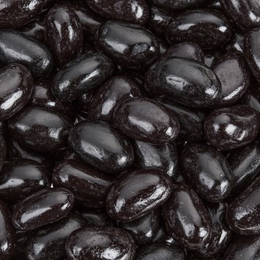 Jumbo Black Licorice Jelly Beans - 4 Bags