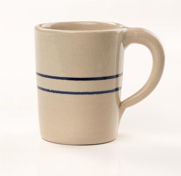 Heritage Blue Stripe Stoneware Traditional Mug