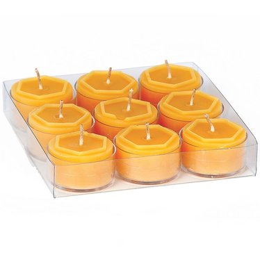 100 percent Beeswax Tealight Candles