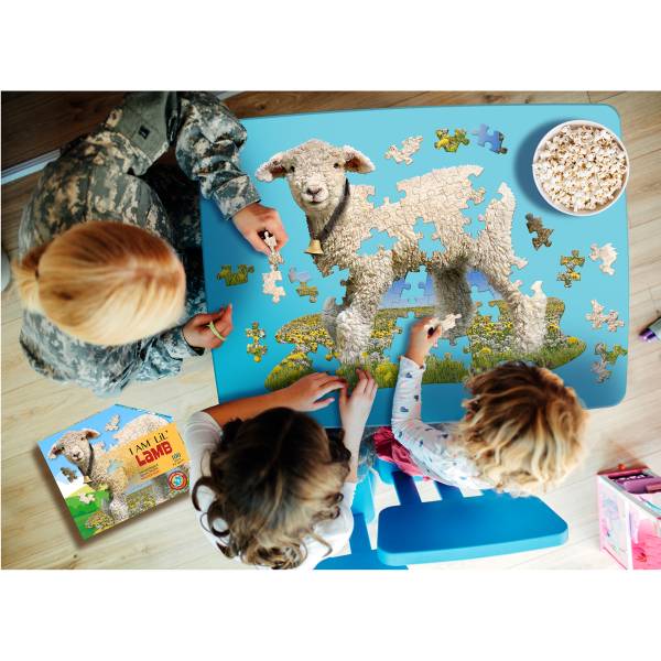 Shaped Jigsaw Puzzle - Lamb | Lehman's